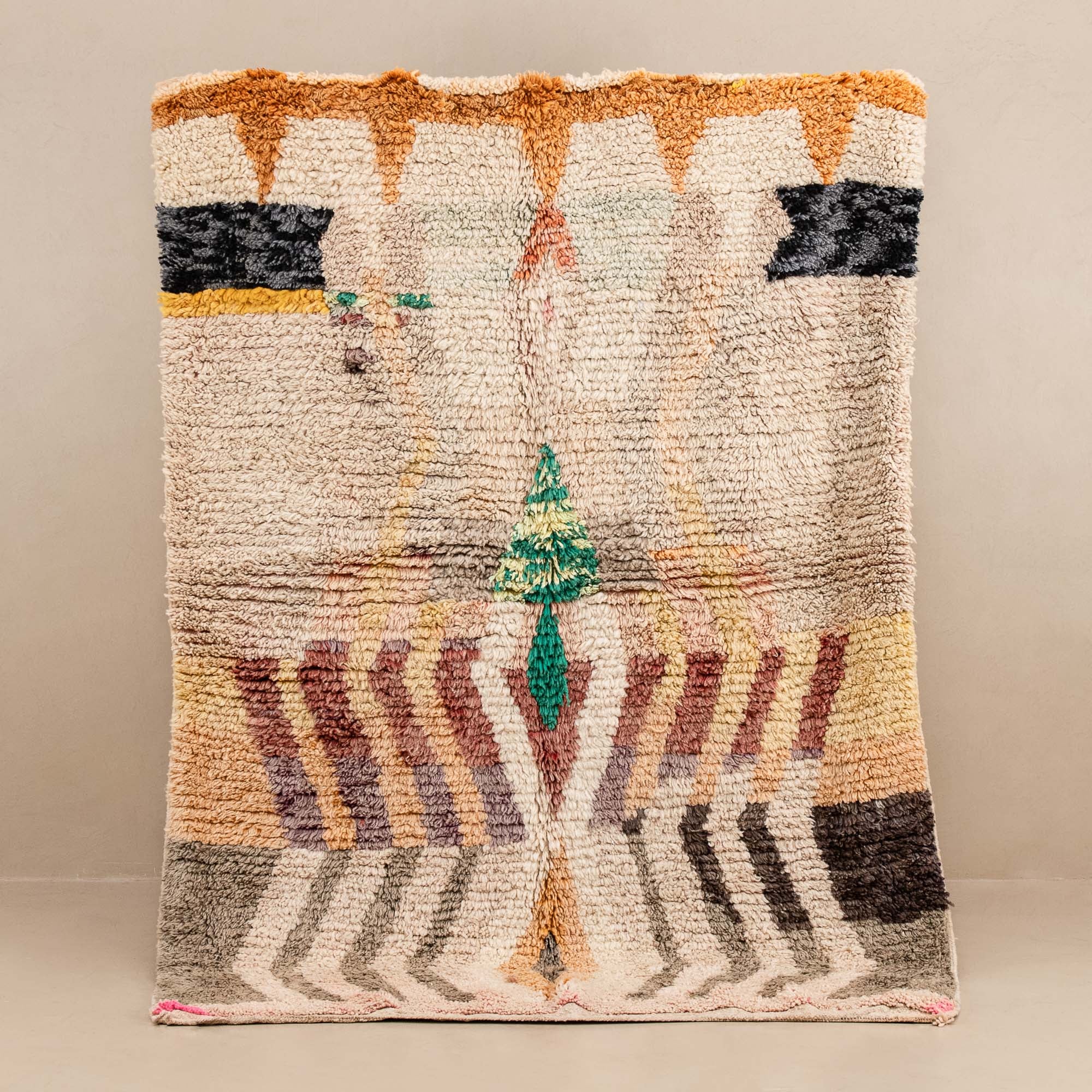 Dinar vintage boujad rug Benisouk