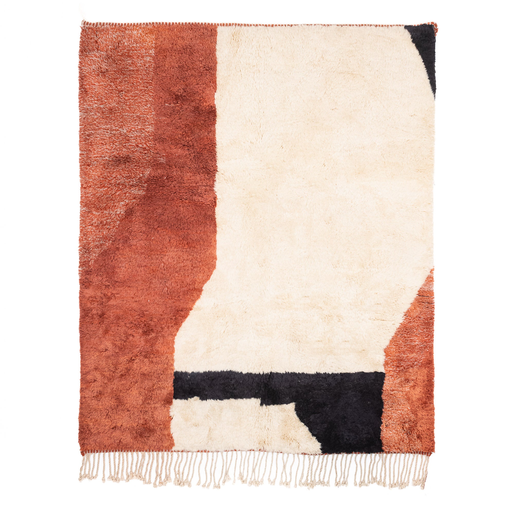 Terracotta Serenade luxury beni mrirt rug Benisouk