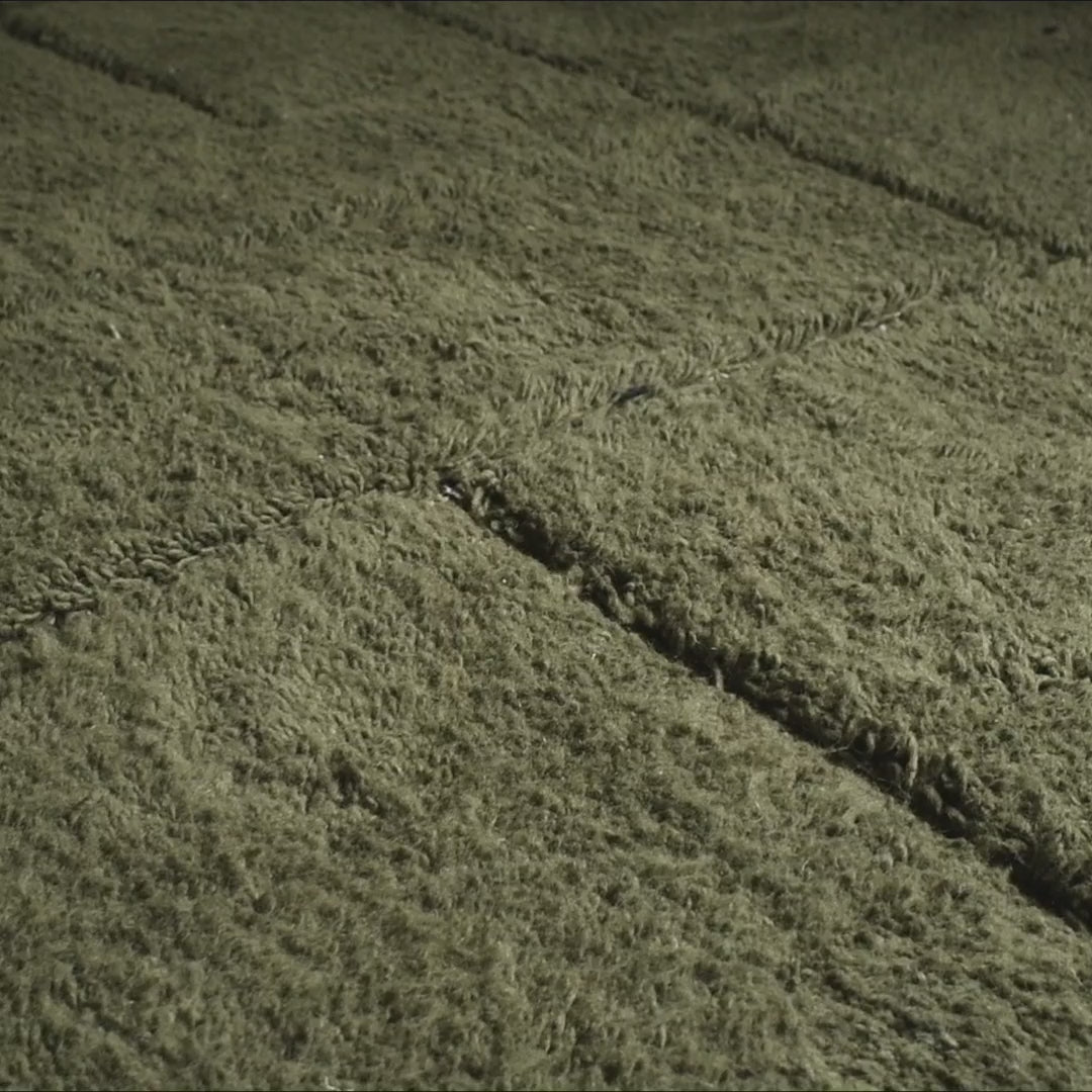 Mestara Soldier Green - Shag Moroccan rug Mestara Soldier Green - Shag Moroccan rug