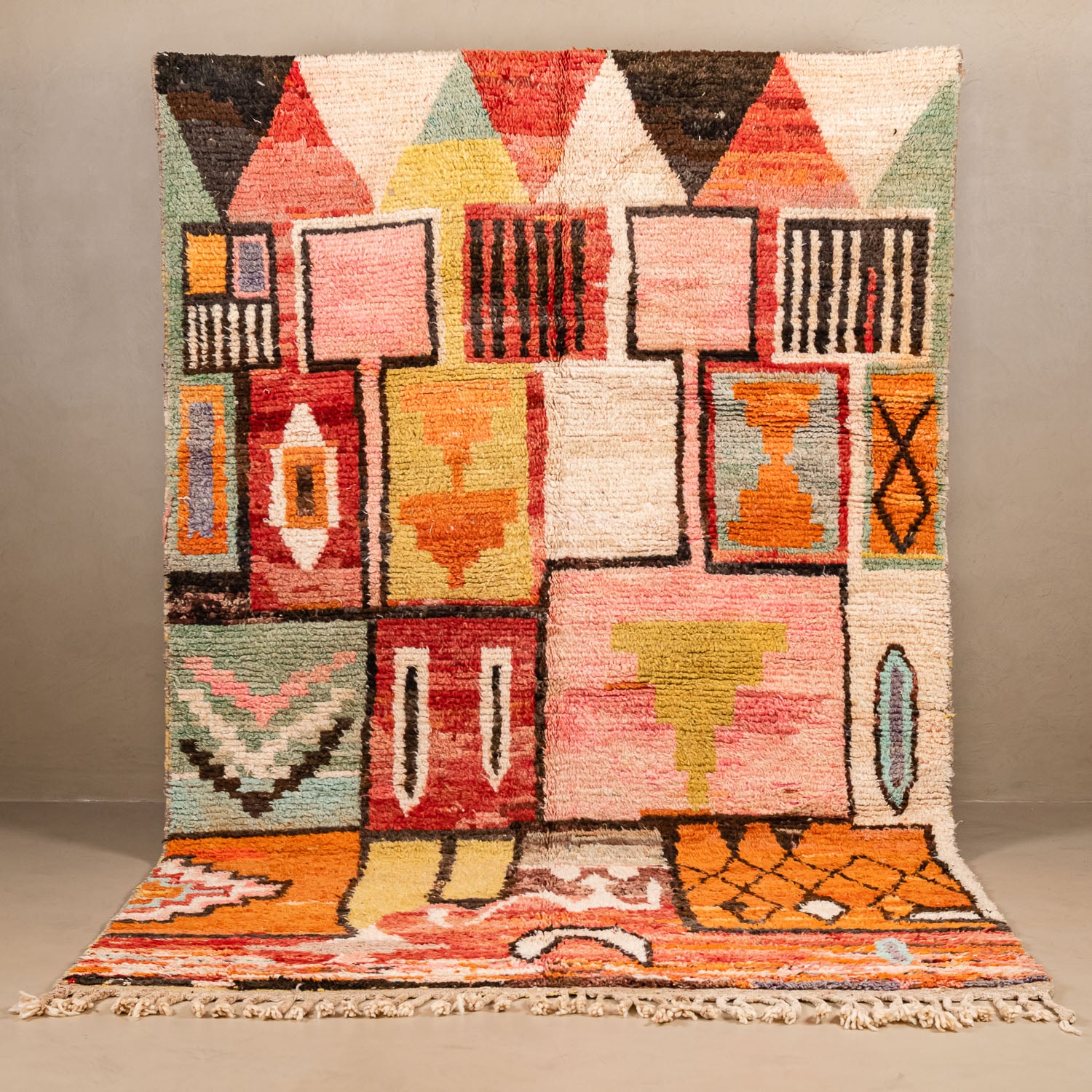 Timsal Vintage Moroccan rug Benisouk