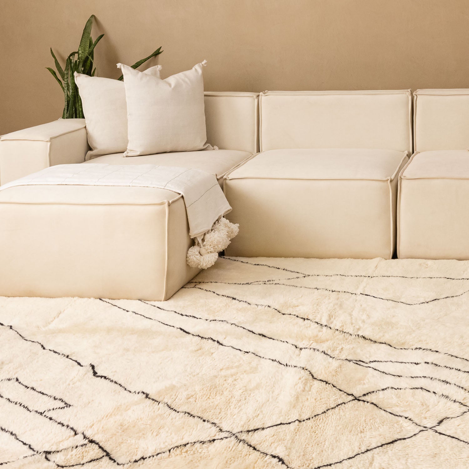 Art - Premium shag Moroccan rug - Benisouk Art - Premium shag Moroccan rug - Benisouk