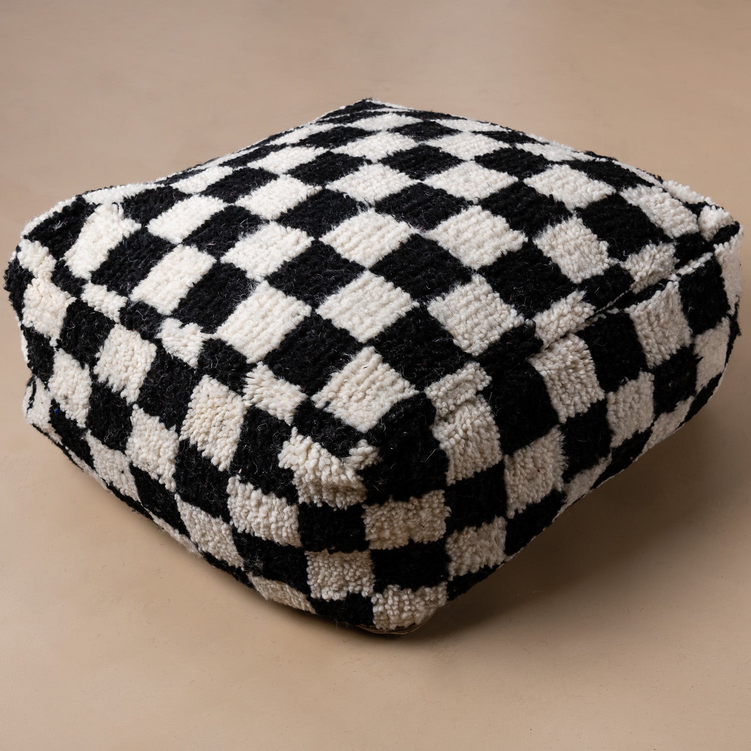 Beni ourain Floor Pillow Cover - Benisouk Beni ourain Floor Pillow Cover - Benisouk