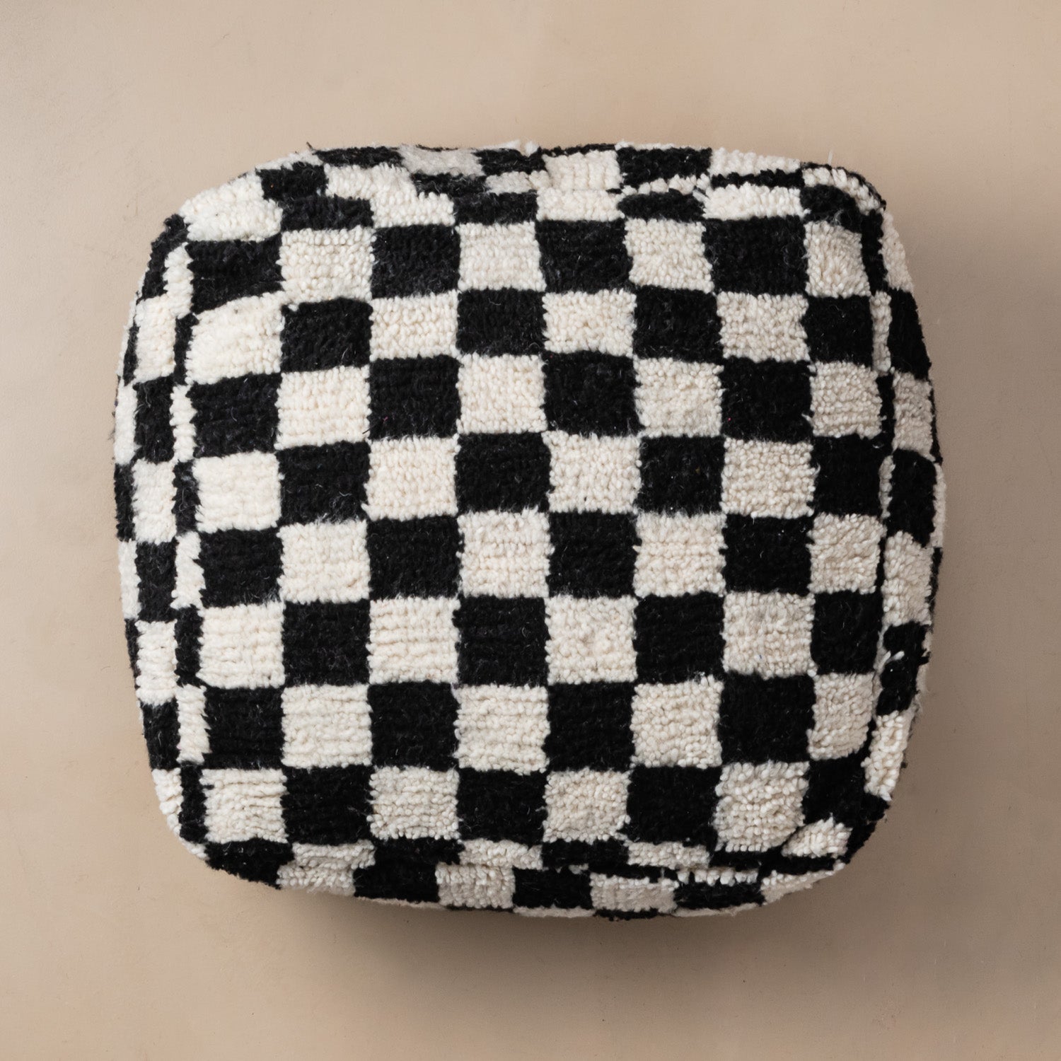 Beni ourain Floor Pillow Cover - Benisouk Beni ourain Floor Pillow Cover - Benisouk