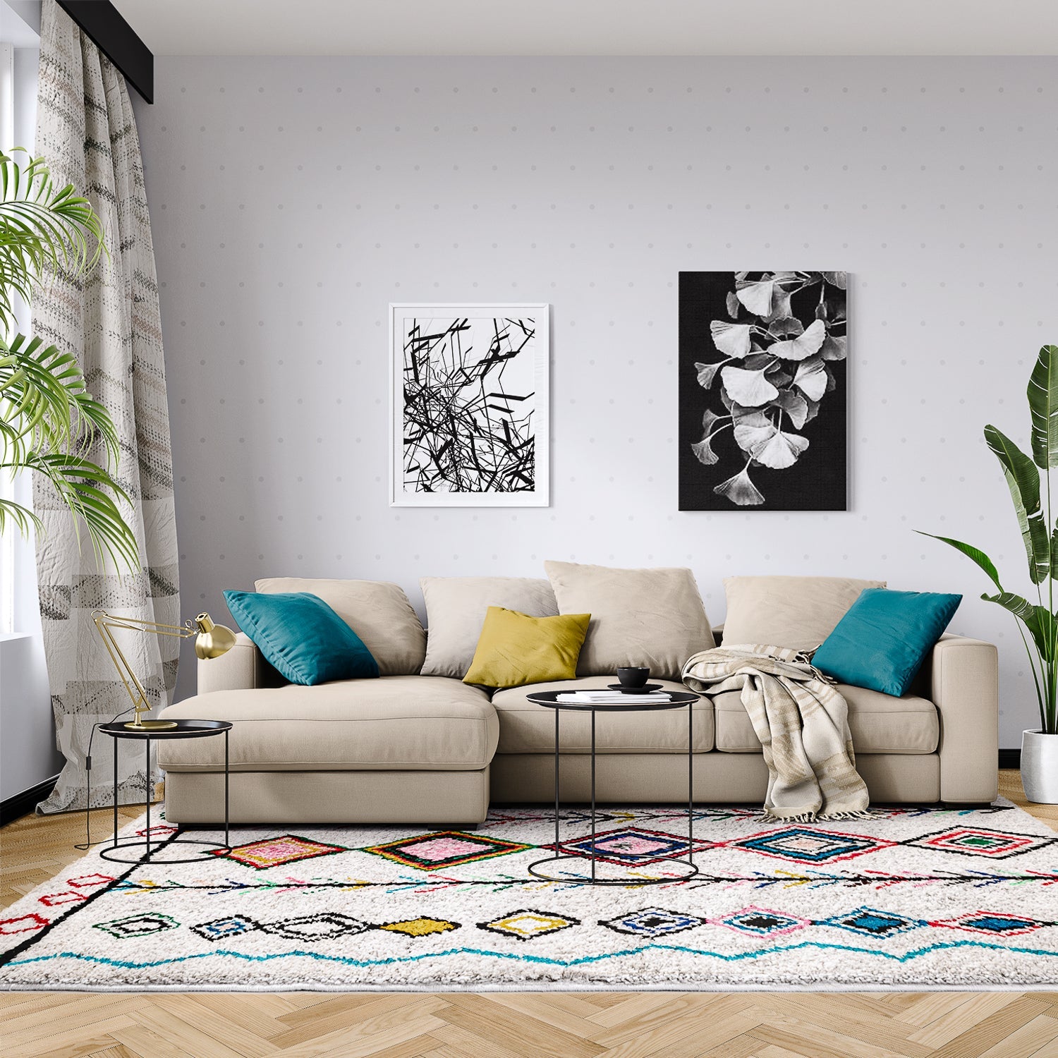 Bochra - Shag Moroccan rug - Benisouk Bochra - Shag Moroccan rug - Benisouk