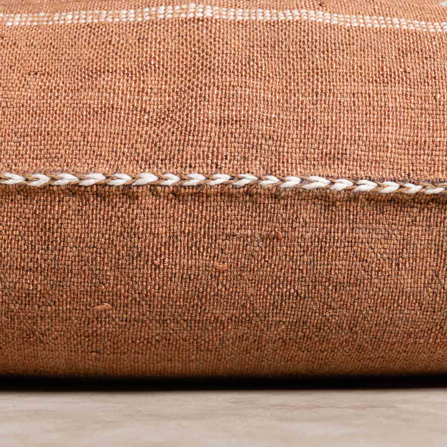 Brown Cactus silk pillow cover - Benisouk Brown Cactus silk pillow cover - Benisouk