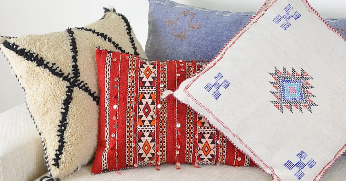 How to decorate with Moroccan pillows - Benisouk