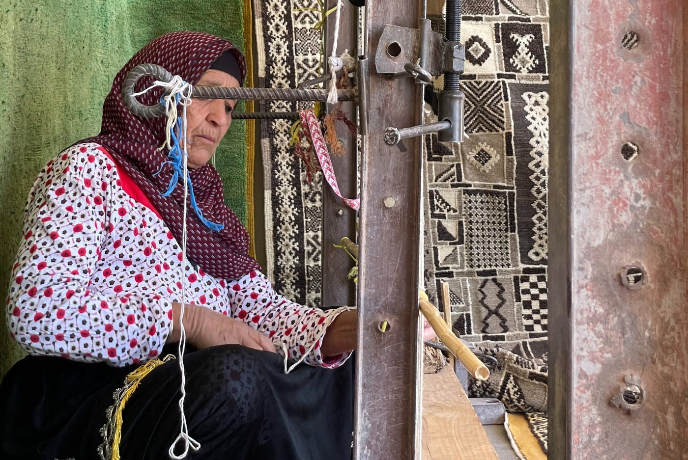 How to make a Beni Ourain Rug - Benisouk