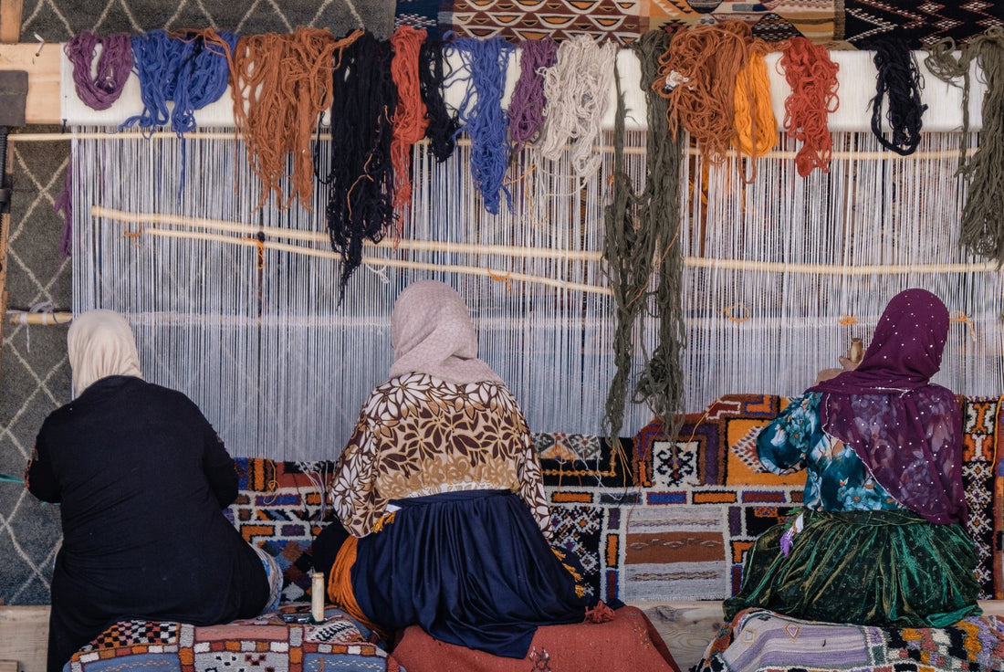 Moroccan Rug weaving story - Benisouk