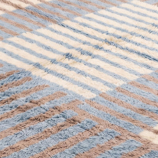 Soft Grid - Luxury Shag Moroccan Rug