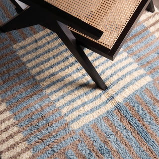 Soft Grid - Luxury Shag Moroccan Rug