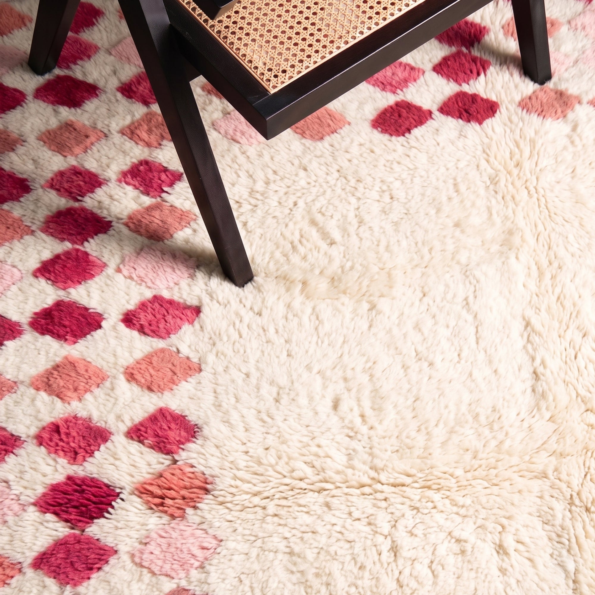 Zellige - Shag Moroccan rug