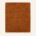 Almas Hazel Brown - Shag Moroccan rug