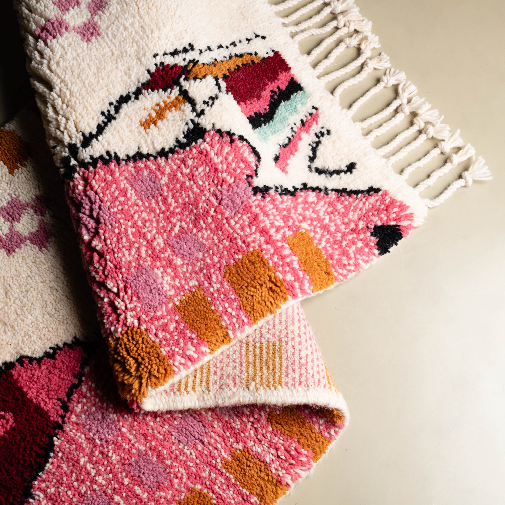 Anass - Shag Moroccan runner rug