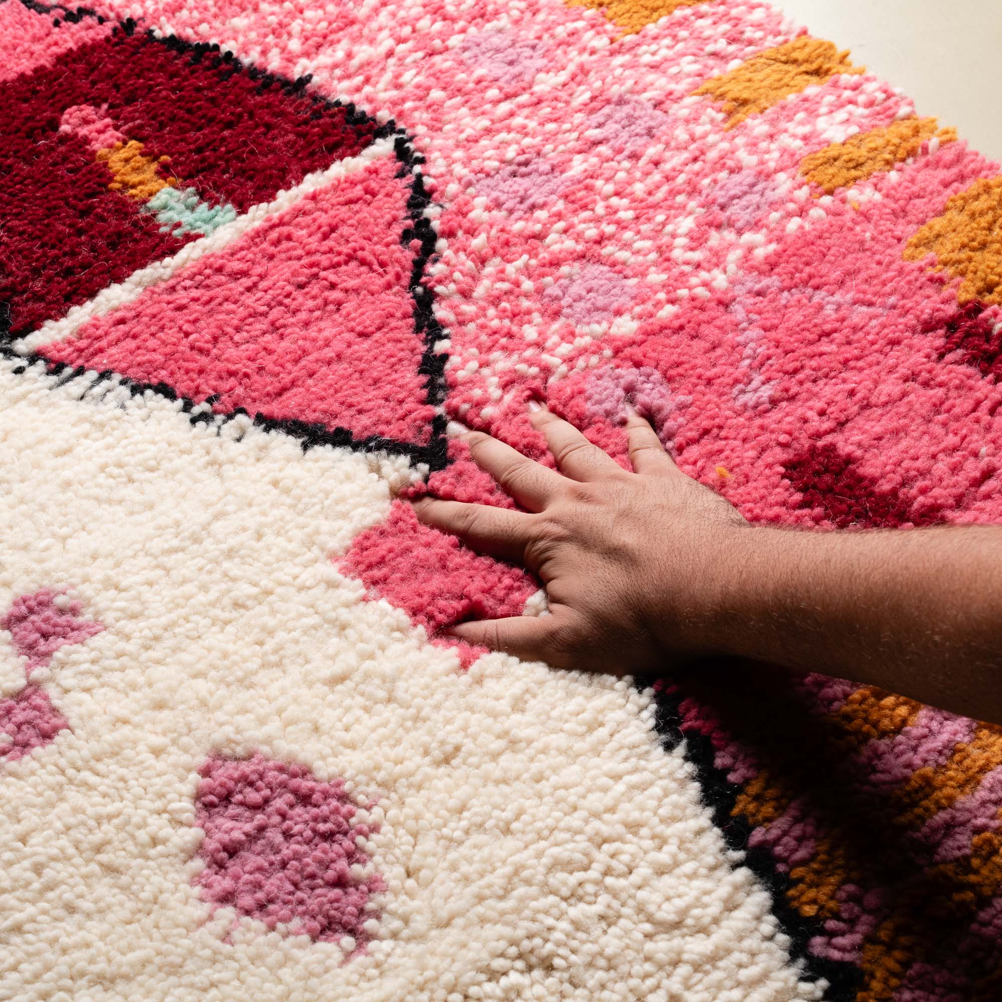 Anass - Shag Moroccan runner rug