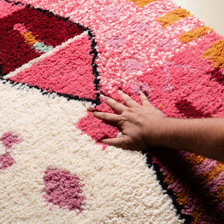 Anass - Shag Moroccan runner rug