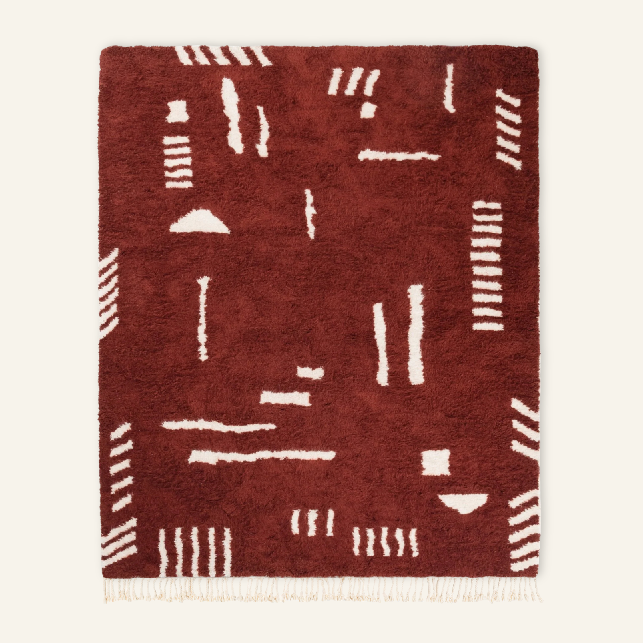 Aanbar - Shag Moroccan rug