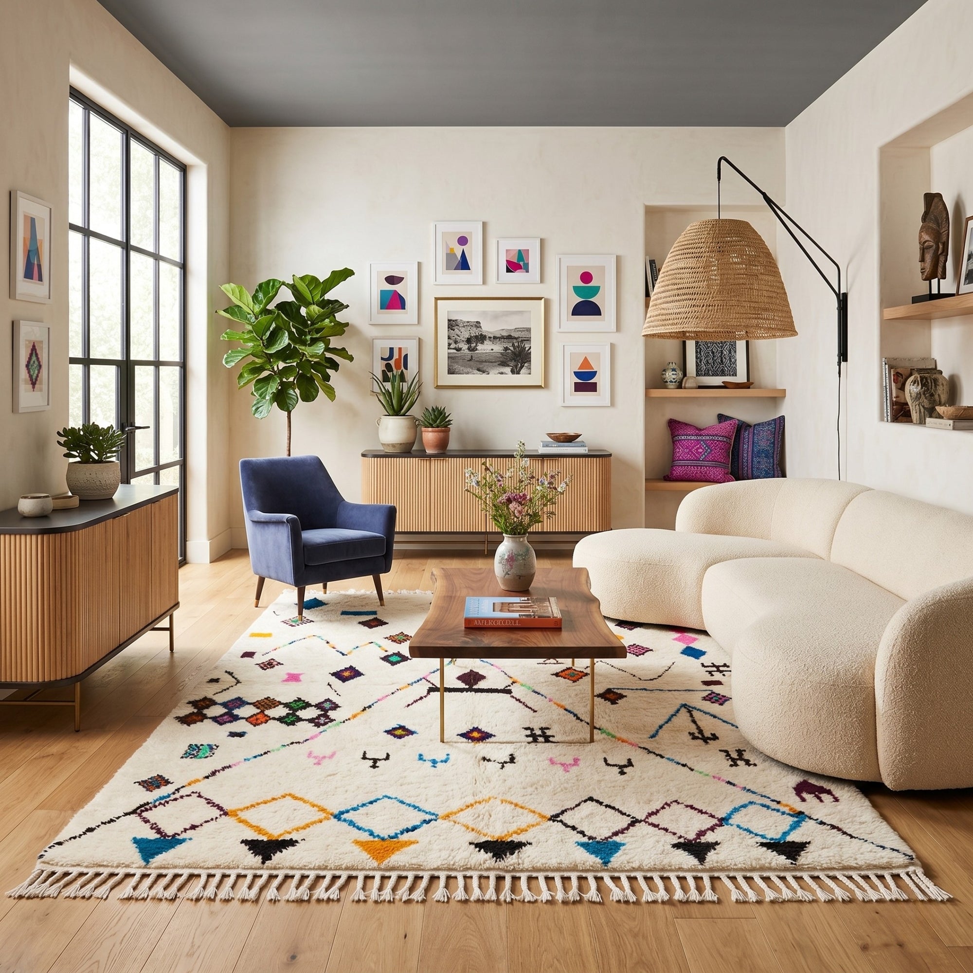Atar - Shag Moroccan rug