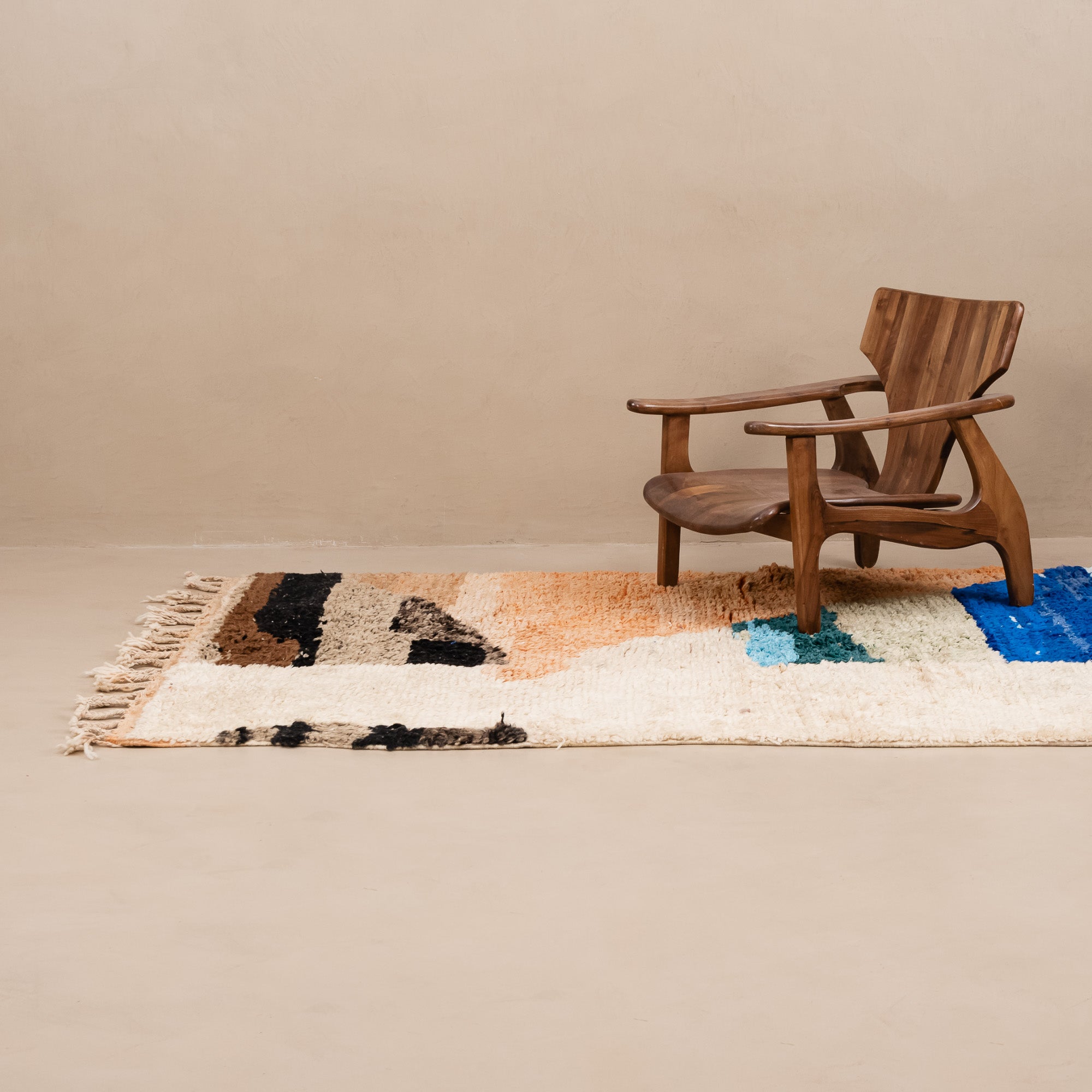 Line - vintage boujad rug