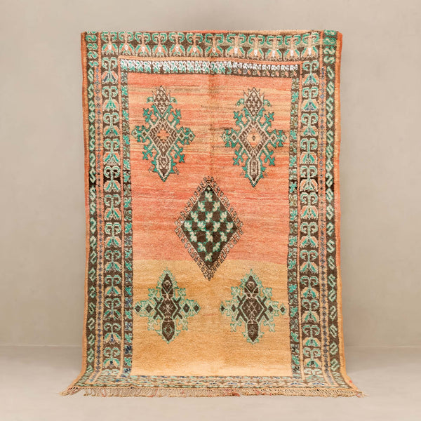 Elmanal vintage boujad rug Benisouk