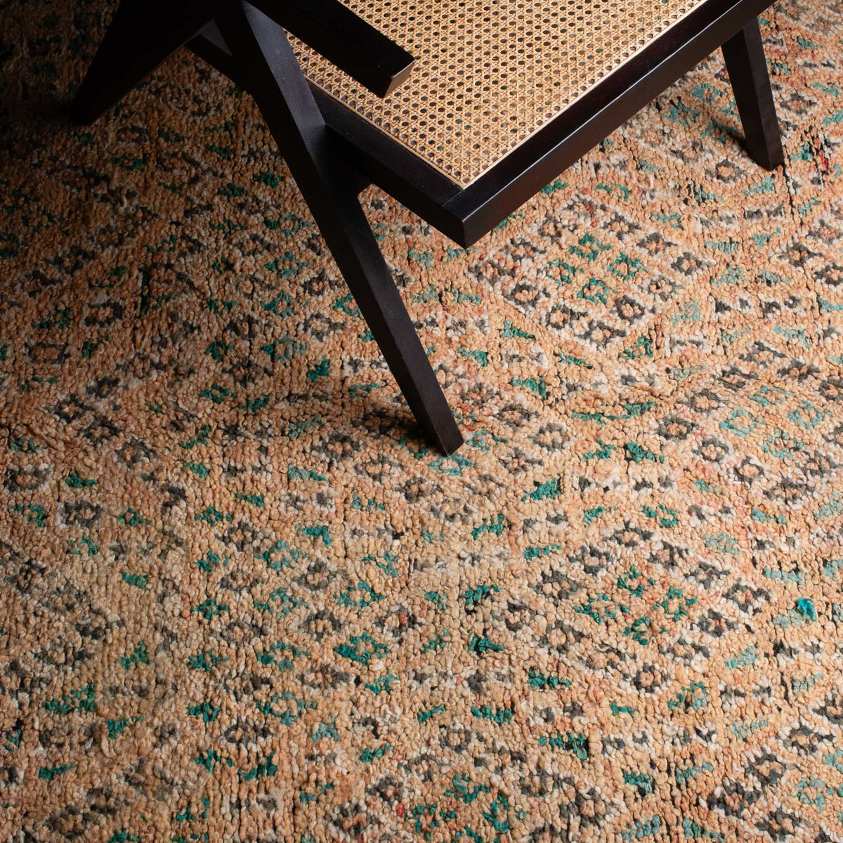 Lubna - vintage beni mguild rug