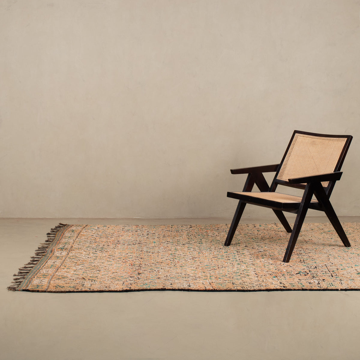 Lubna - vintage beni mguild rug