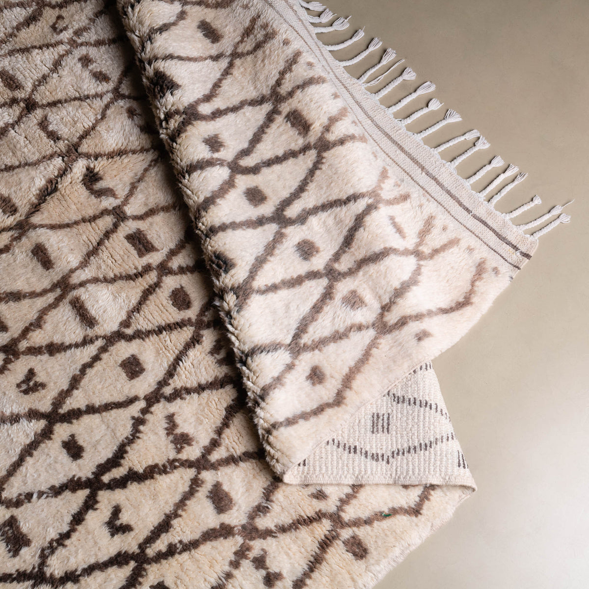 Omaima - vintage beni ourain rug