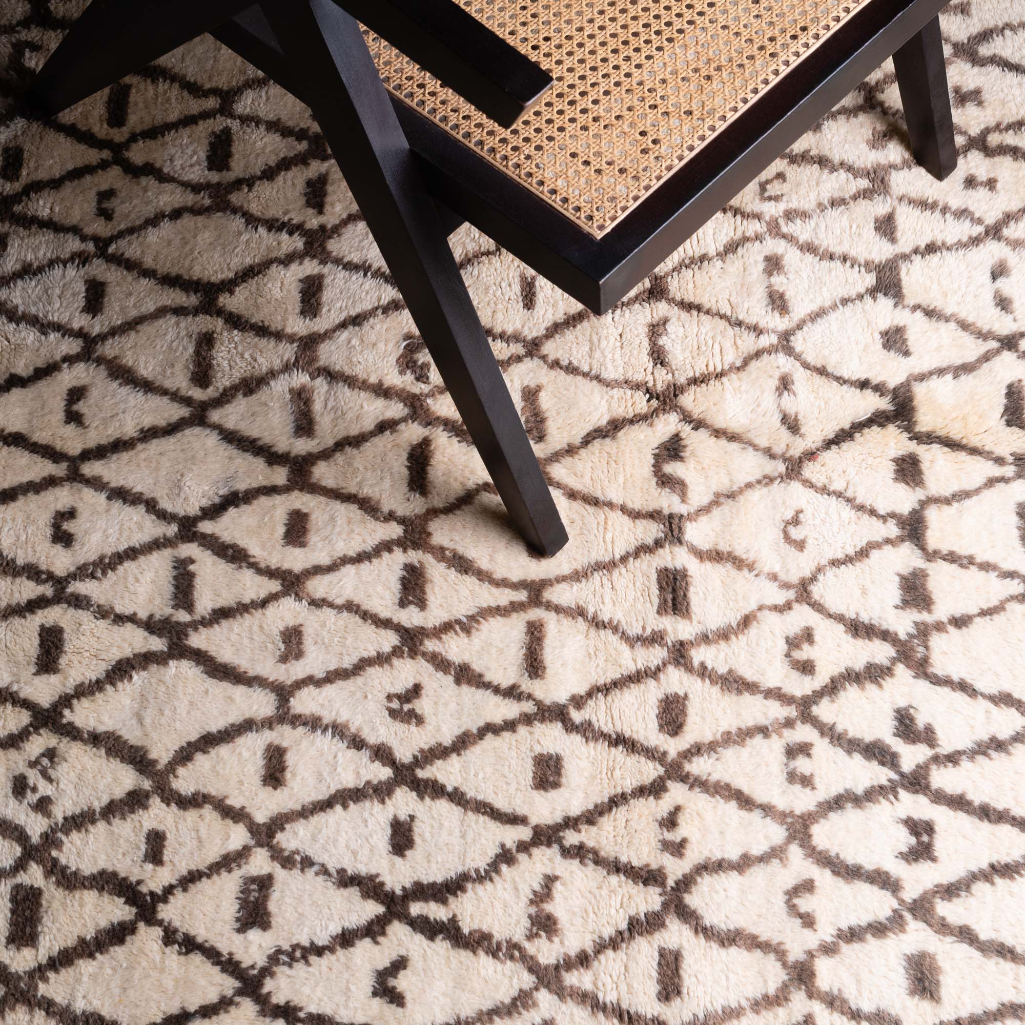 Omaima - vintage beni ourain rug