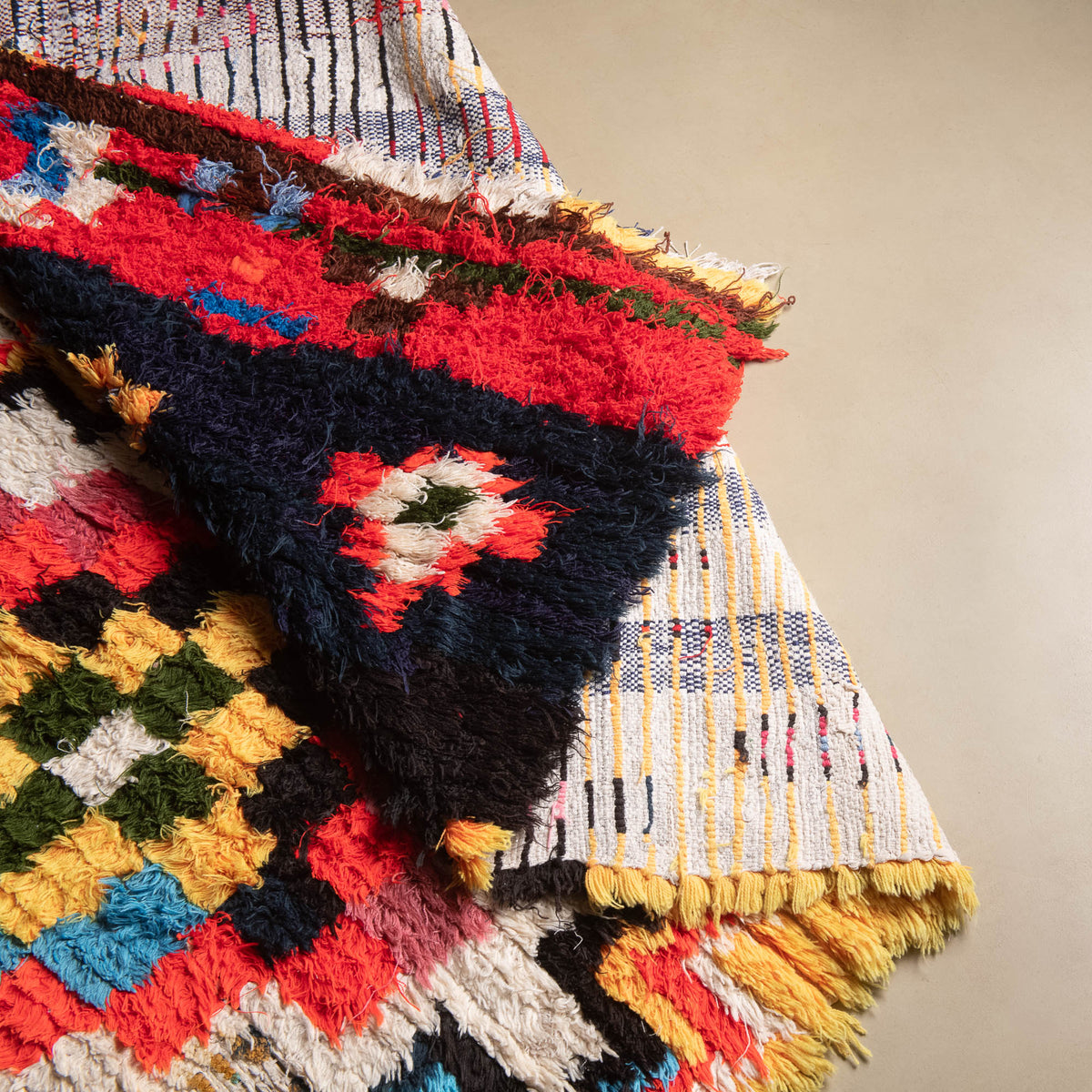 Chadi - vintage boucherouite rug