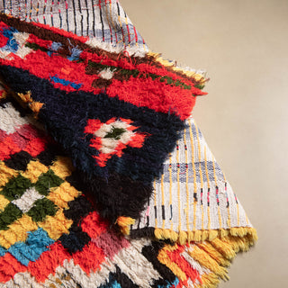 Chadi - vintage boucherouite rug