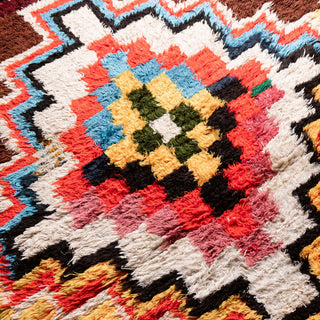 Chadi - vintage boucherouite rug