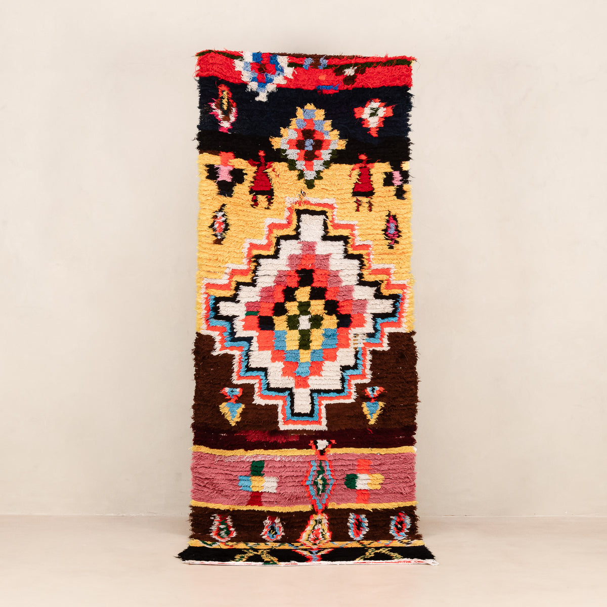 Chadi - vintage boucherouite rug