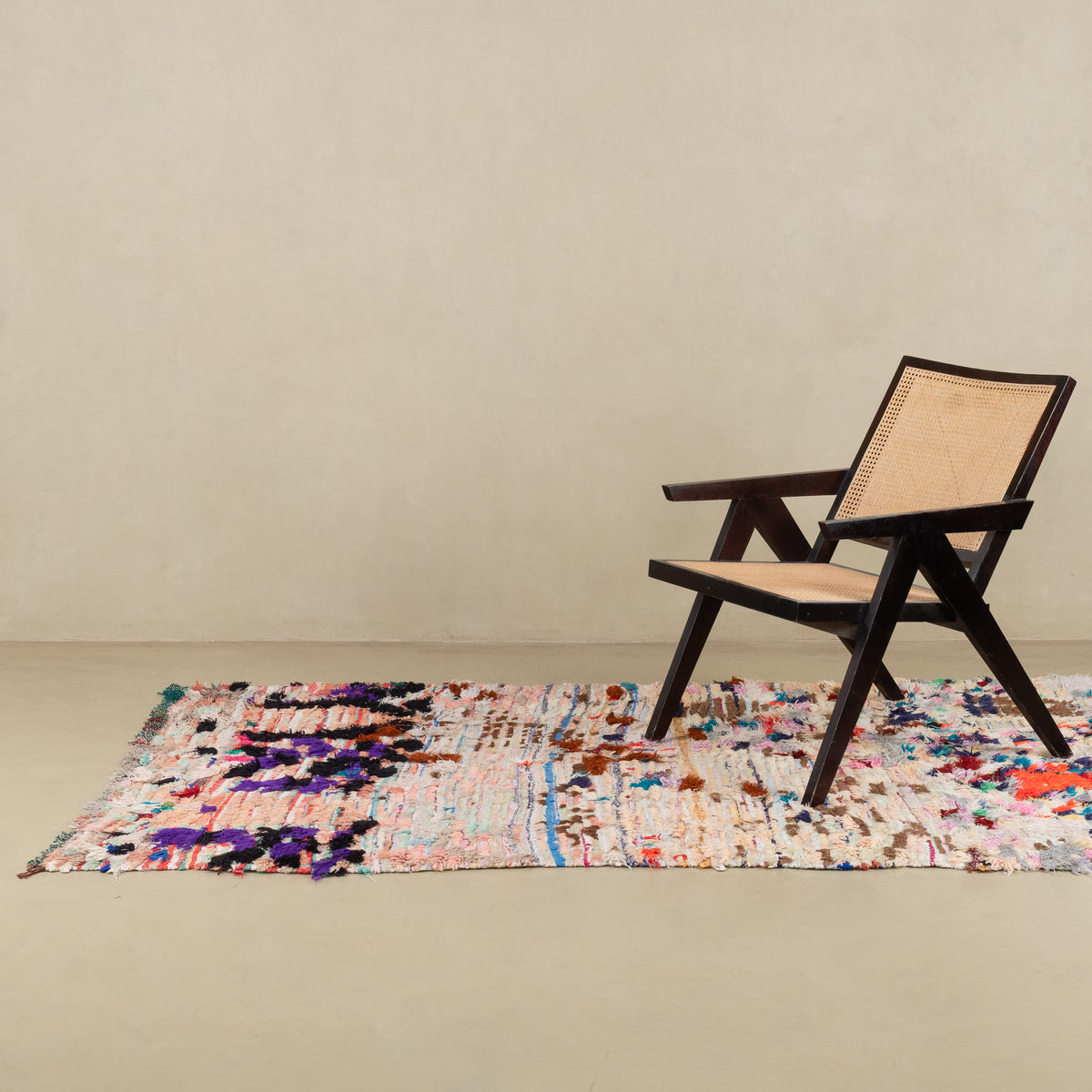 Labiba - vintage boucherouite rug