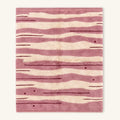 Blush timber  Dusty Pink, Cream & Burgundy- Luxury Shag Moroccan Rug