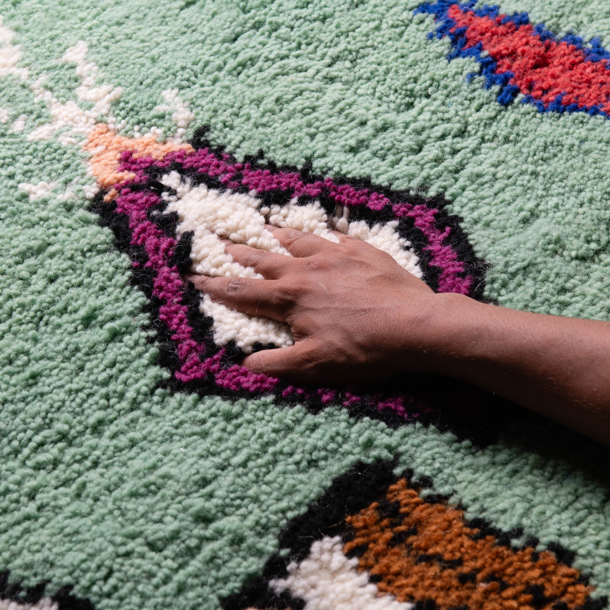 Chajar - Shag Moroccan rug