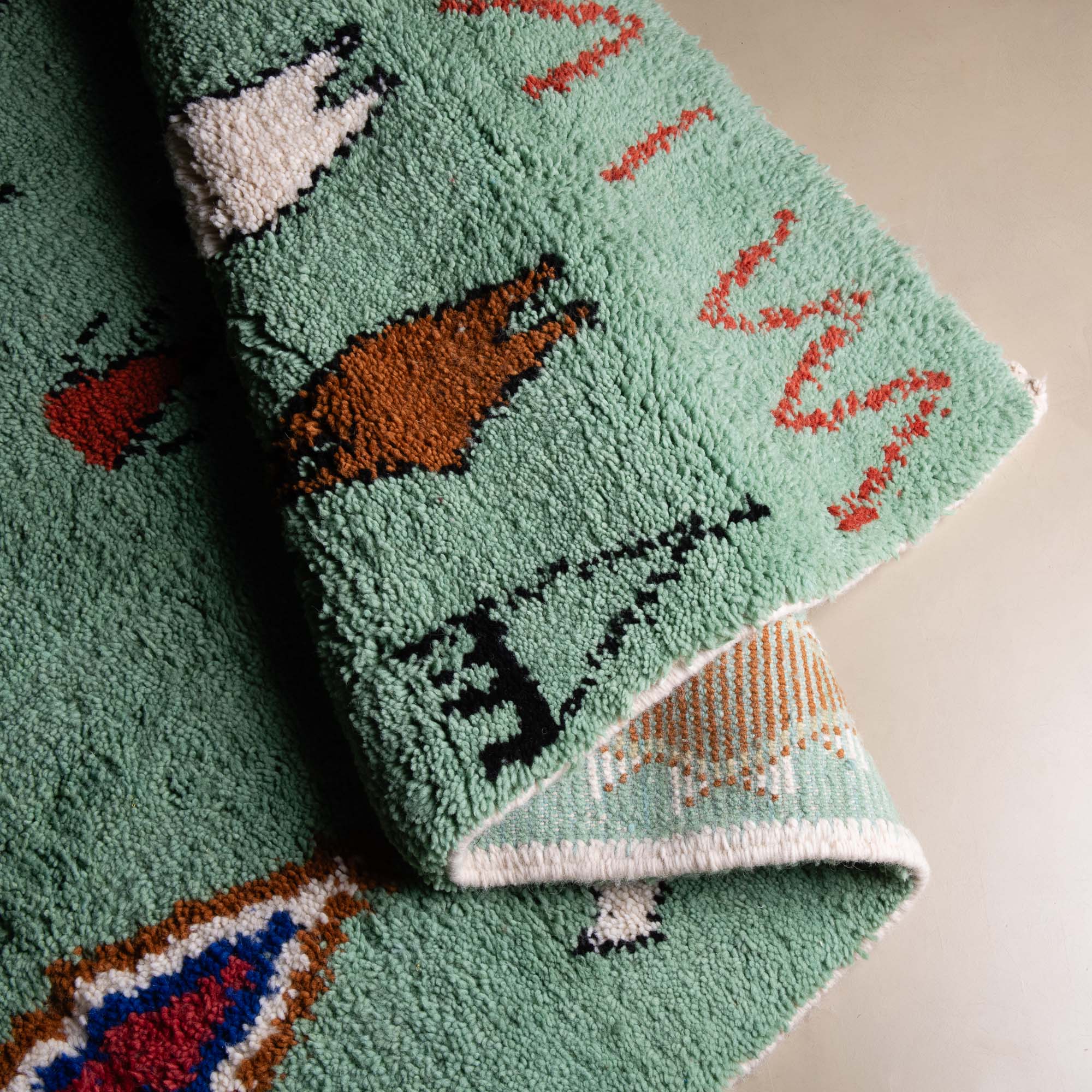 Chajar - Shag Moroccan rug