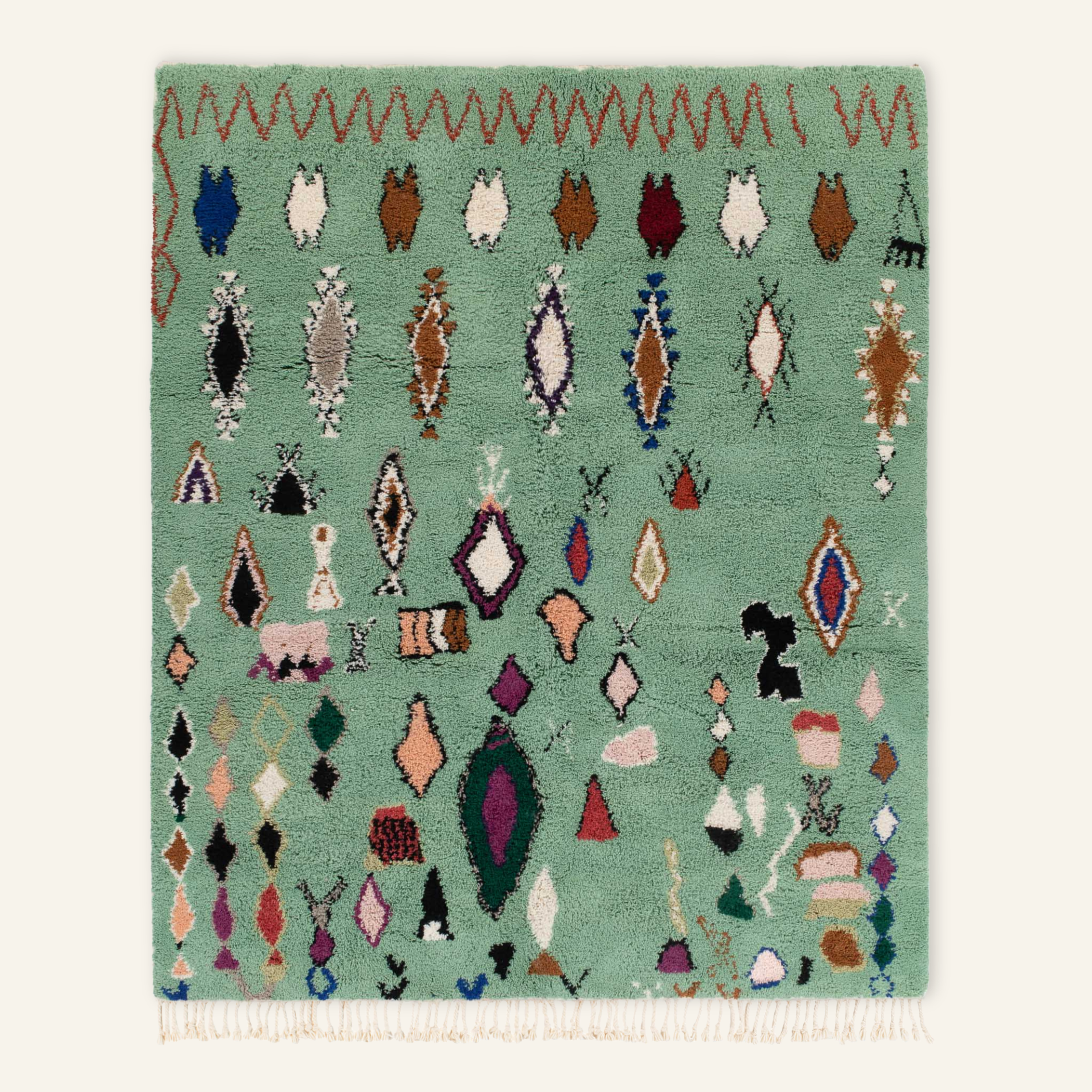 Chajar - Shag Moroccan rug
