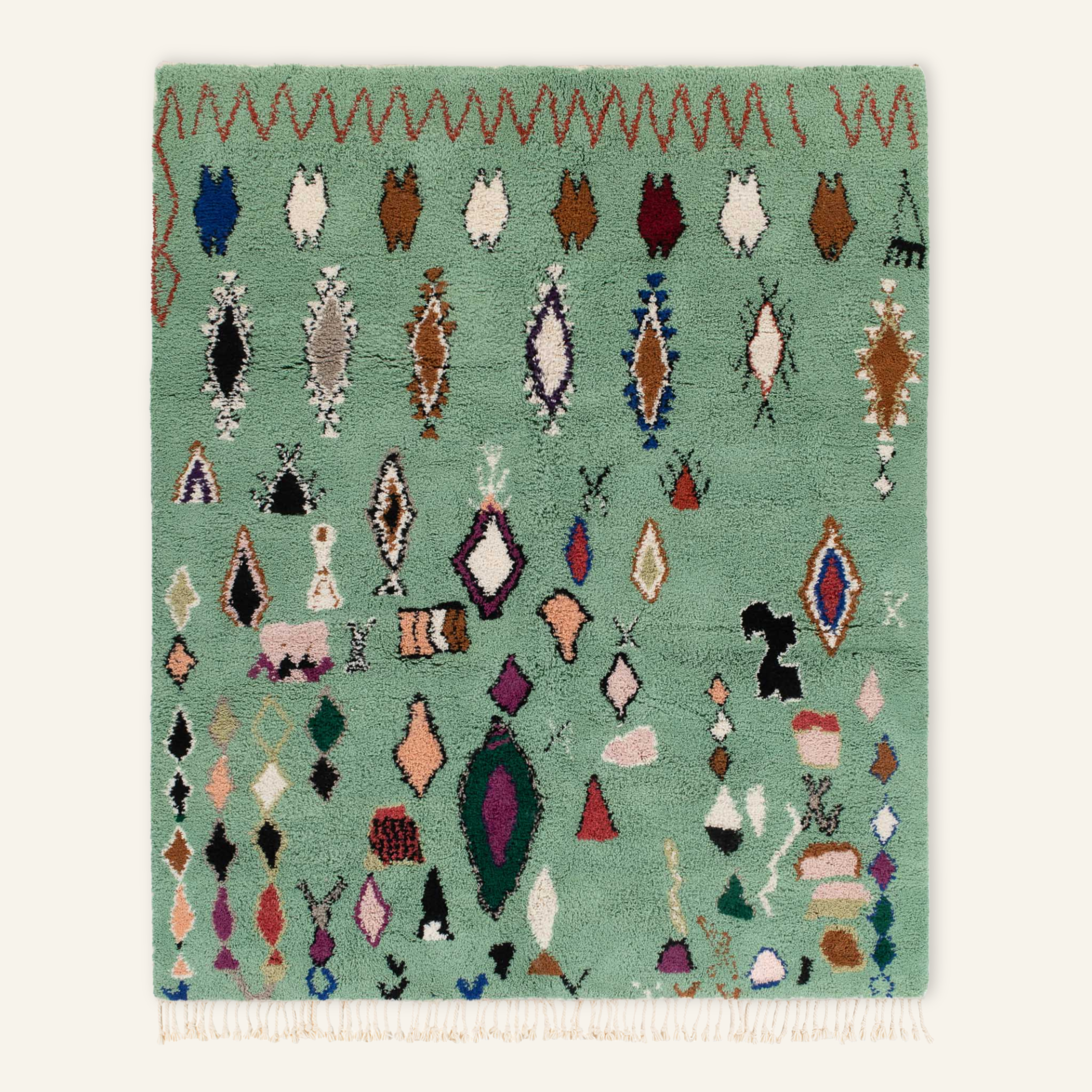 Chajar - Shag Moroccan rug