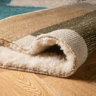 Chromatic Shards - Luxury Shag Moroccan Rug