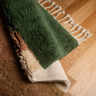 Chromatic Shards - Luxury Shag Moroccan Rug