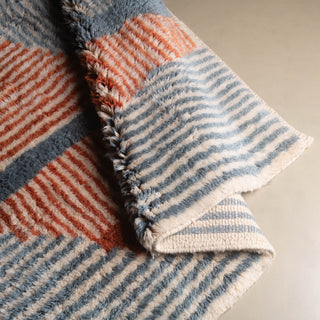 Coastal Light - Luxury Shag Moroccan Rug