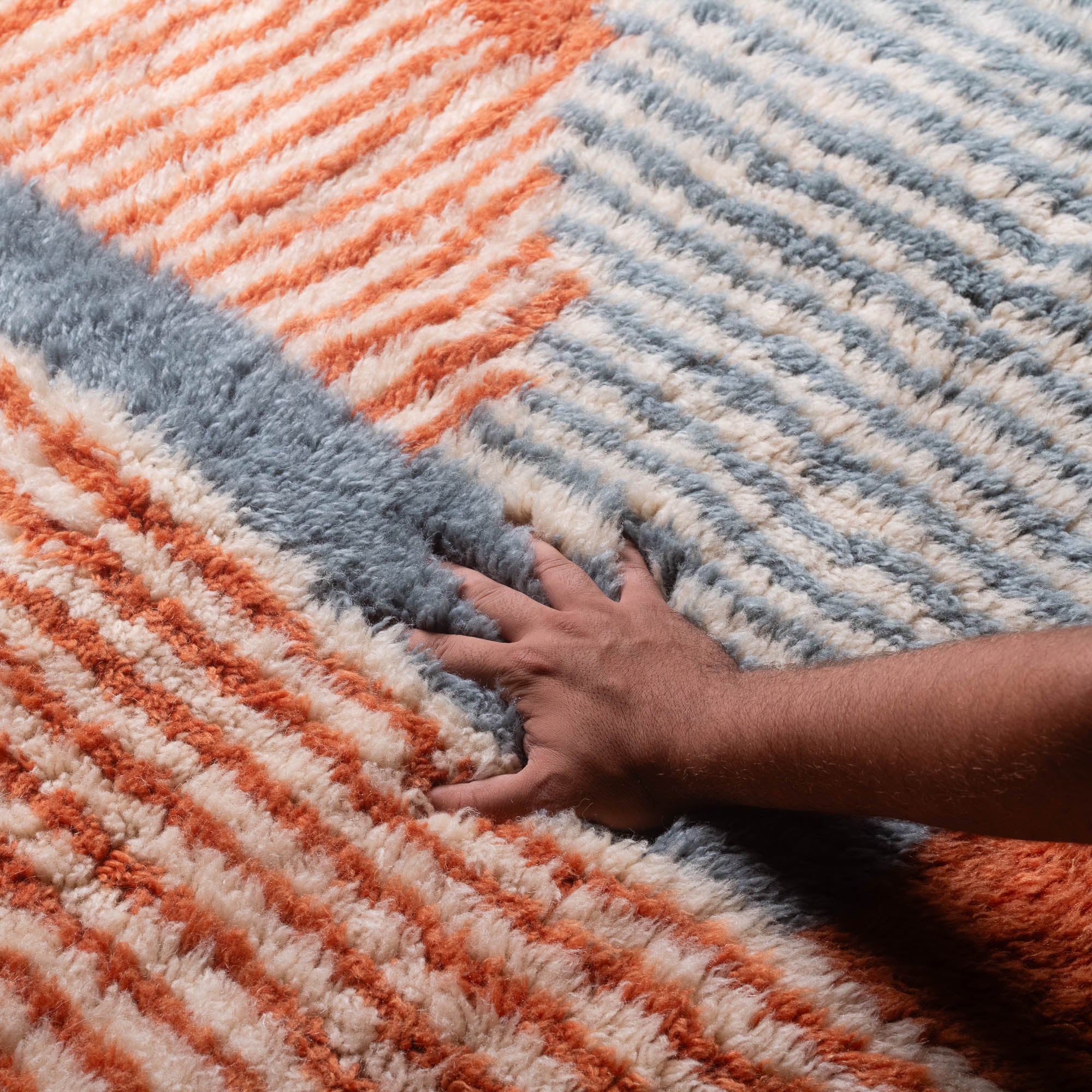 Coastal Light - Luxury Shag Moroccan Rug – Benisouk