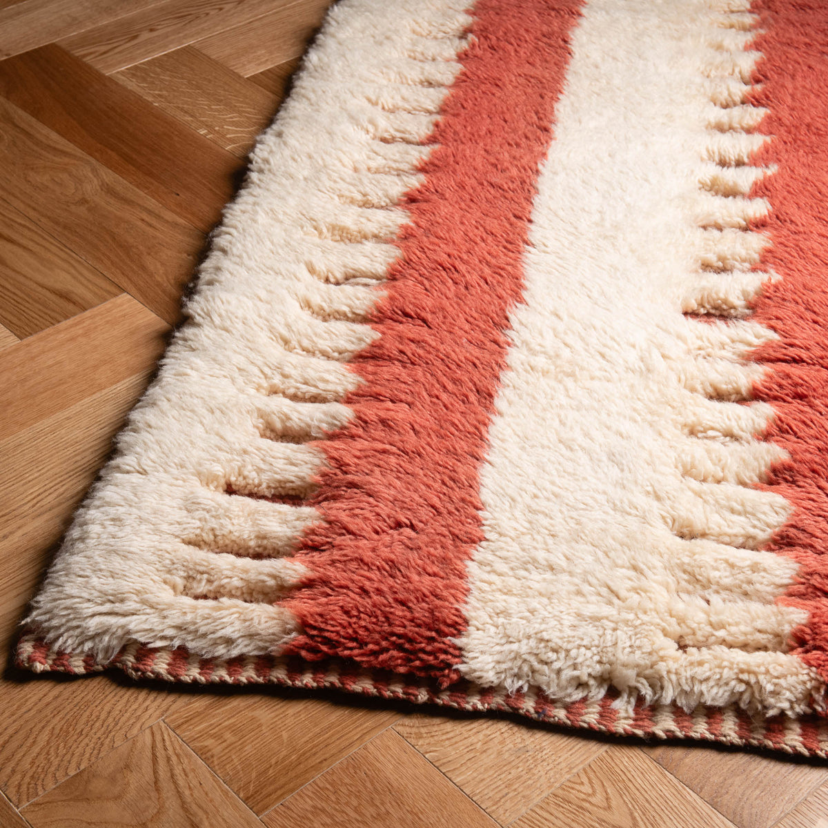 Warm Current - Luxury Shag Moroccan Rug