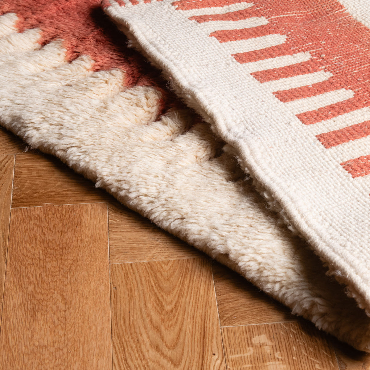Warm Current - Luxury Shag Moroccan Rug