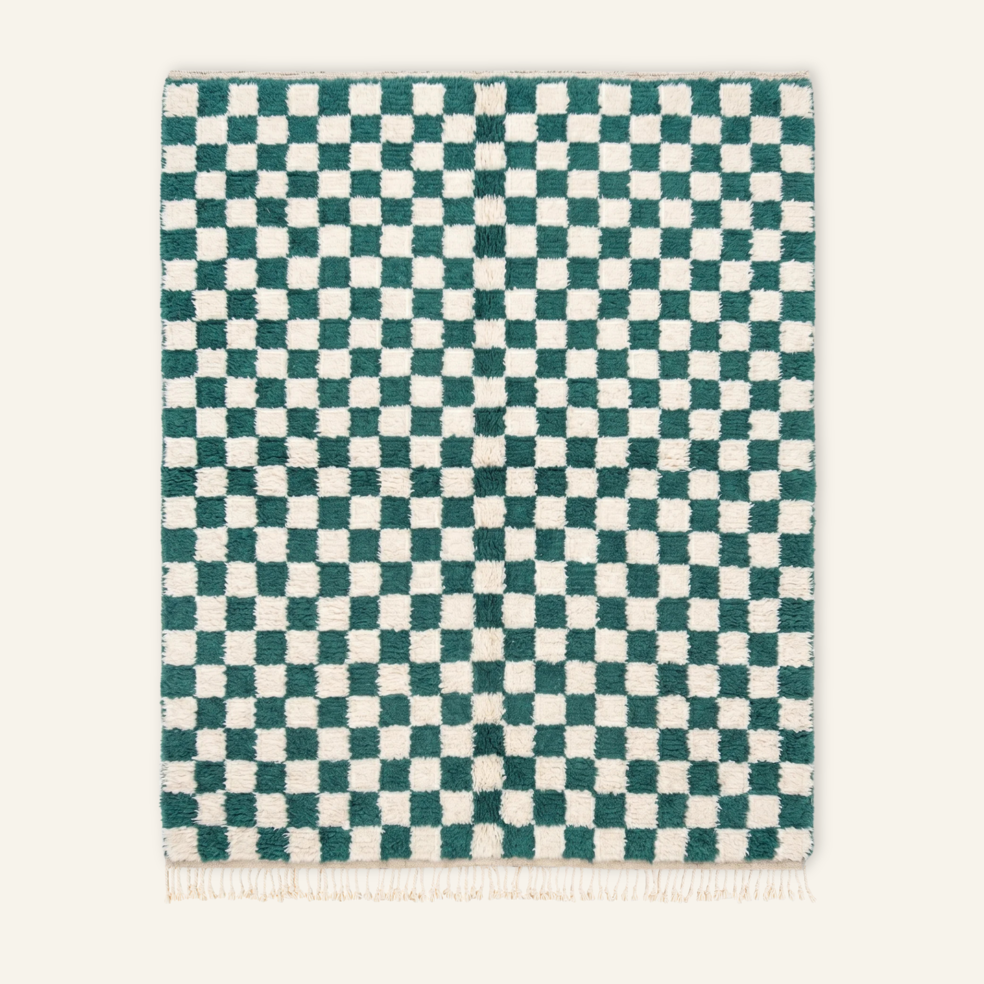 Dama Teal - Shag Moroccan rug