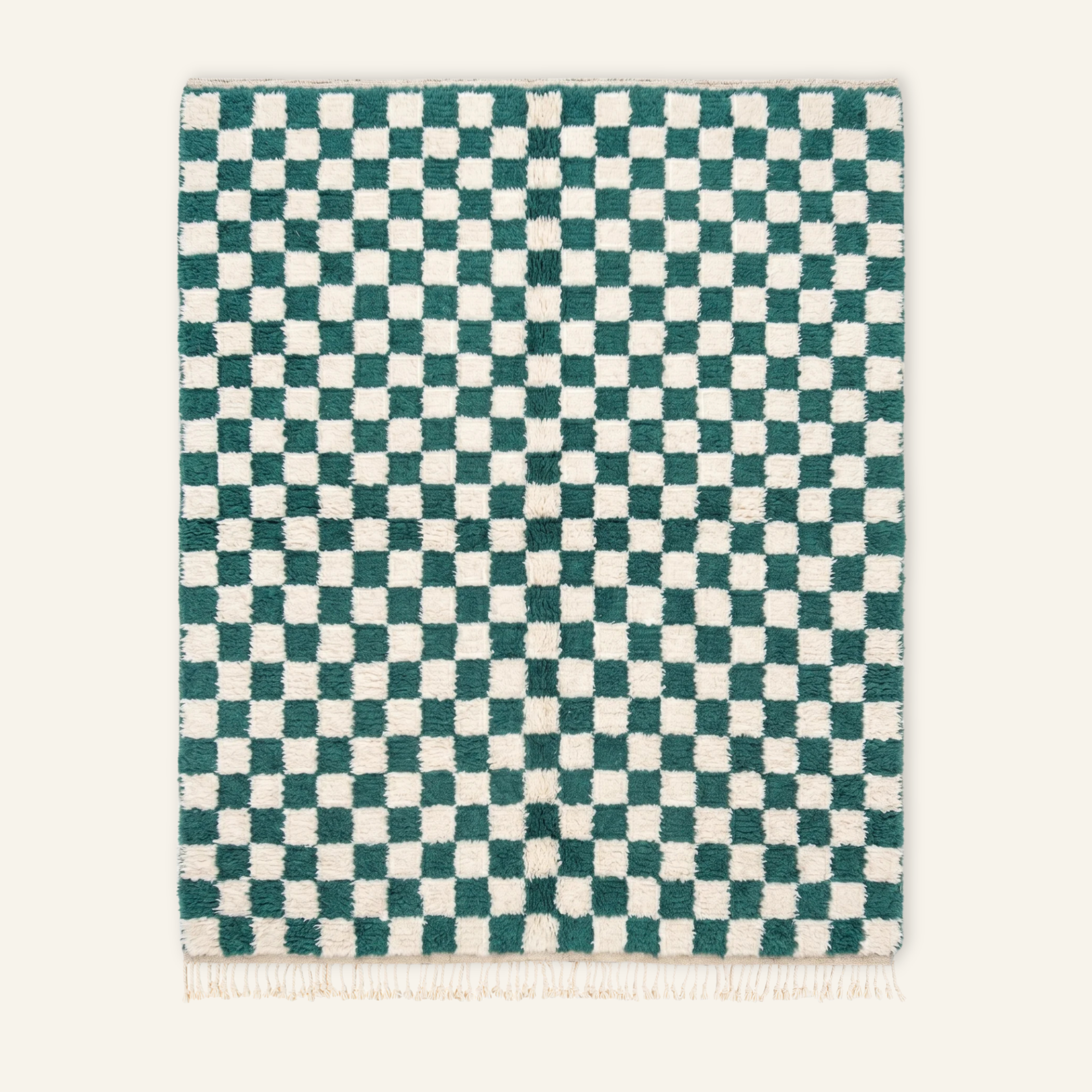 Dama Teal - Shag Moroccan rug