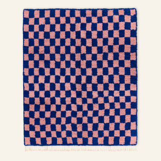 Dama Deep Ocean Rose - Shag Moroccan rug