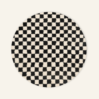 Dama Round - Shag Moroccan rug