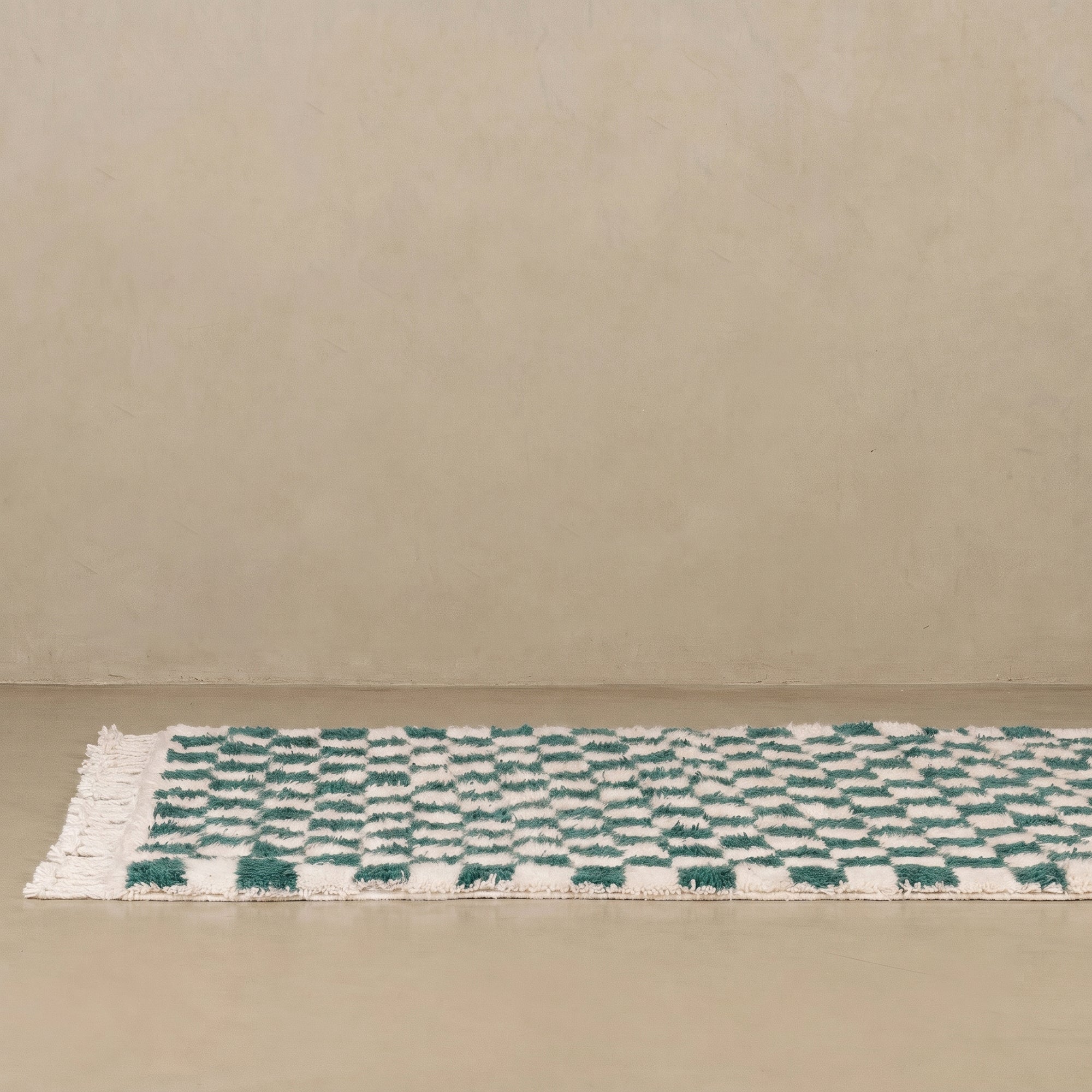 Dama Teal - Shag Moroccan rug