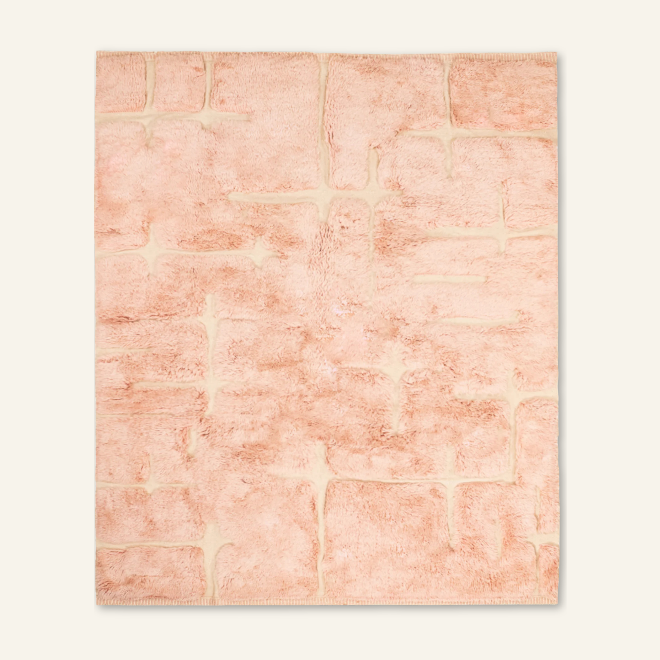 Dewdrop Delight - Luxury Shag Moroccan Rug