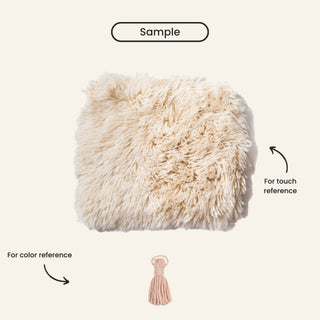 Dewdrop Delight - Luxury Shag Moroccan Rug